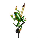 Leaping Frog Solar Garden Stake, 2 Asst, 6 of Each, 12 Piece CDU
