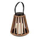 Caged Candle Holder Solar Lantern 2 ASST