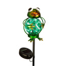 Cottage Garden Stake, Solar, Happy Critters, 31"H, CDU