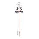 Solar Metal Wind Spinner, Sphere Flower, 81"H