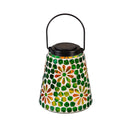 What She Shed Outdoor Lamp & Lighting, Flower Mosaic Solar Lantern