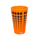 Silipint, Pint, Orange with Black Dots