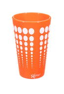Silipint, Pint, Orange with White Dots