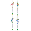 43.25" Solar Windchimes, Tropical, 4 Asst