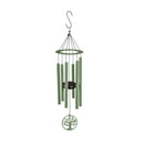 27"H Laser Cut Metal Hand Tuned Windchime, Tree, Scale "C"