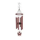 27"H Laser Cut Metal Hand Tuned Windchime, Butterfly, Scale "C"