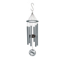 27"H Laser Cut Metal Hand Tuned Wind Chime, Dragonfly, Scale "C"
