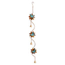 Hanging Metal Butterfly and Flower Garden Decor,2wc2226