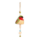 What She Shed Garden Bell, Ceramic, Spring Bird, Asst of 3