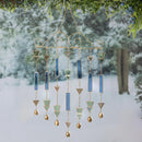 Evergreen Wind,Gold Metal and Glass Decorative Wind Chime