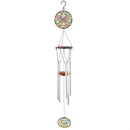 Butterfly Memorial Stained Glass Wind Chime