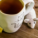 Ceramic Cup Gift Set, 16 OZ, Pet Cat