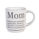 Coffee Cup Funny Title Series Ceramic Cup, Mom, 14oz, Gift Box