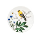 Song Bird Ceramic Appetizer Plate Set, 6"
