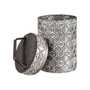 Embossed Metal Storage Containers, Outdoor Safe, Nested Set of 2