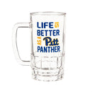 Glass Tankard Cup, with Gift Box, University of Pittsburgh