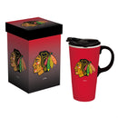 Boxed Travel Latte Cup, Chicago Blackhawks