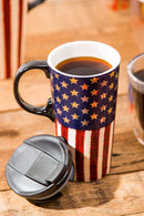 Ceramic Perfect Travel Cup, 17oz, w/ Gift Box, Liberty