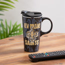 New Orleans Saints, Travel Latte, Justin Patten Logo