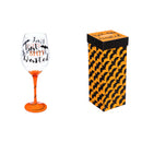 Wine Glass w/ Box, 12 oz., Bat Shit Wasted