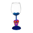 Coastal Flip Flops Wine Glass, 17oz, Gift Box