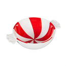 Baking Spirits Bright Bowl Peppermint Candy Ceramic Serving Dish, 7.5"L