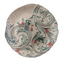 Joyful Traditions Plate Glass Holly Serving Plate, 12.5"
