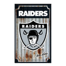Las Vegas Raiders,Corrugated Metal Ornament