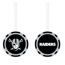 Game Chip Ornament, Las Vegas Raiders