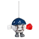 Atlanta Braves Ball Head Ornament