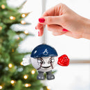 Atlanta Braves Ball Head Ornament