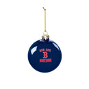 Boston Red Sox Blown Glass Ornament