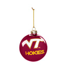 Blown Glass Ornament, Virginia Tech