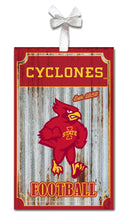 Iowa State University, Metal Corrugate Ornament