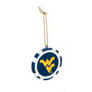 Game Chip Ornament, West Virginia University