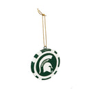 Game Chip Ornament, Michigan State University