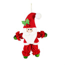 Joyful Traditions Ornament Christmas Character with Bells Fabric, Asst, 8"H