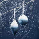 Season to Sparkle Ornament Frosted Ombre Glass, Asst