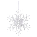 Wire Snowflake Metal Ornament, 3 ASST