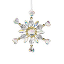 Season to Sparkle Ornament Snowflake with Gems Metal and Acrylic, 6"H