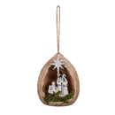 Nativity Ornament Nativity Wood, 3.75"H