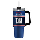40oz Stainless Steel Mega Cup w/ Straw, New York Giants