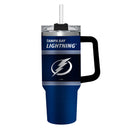 40oz Stainless Steel Mega Cup w/ Straw, Tampa Bay Lightning