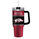 40oz Stainless Steel Mega Cup w/ Straw, University of Arkansas