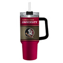 40oz Stainless Steel Mega Cup w/ Straw, Florida State University