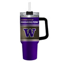 40oz Stainless Steel Mega Cup w/ Straw, Universitiy of Washington