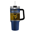 40oz Stainless Steel Mega Cup w/ Straw, West Virginia University