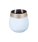 Refresh Stainless Steel Stemless Wine Tumbler, Set of 2, Light Blue