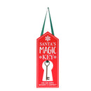 "Santa's Magic Key" Wood Door Hanger