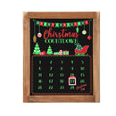 11.75" Wood Framed "Christmas Countdown" Chalkboard Tabletop Sign